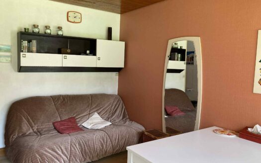 Studio avec vue montagne aux pieds des pistes